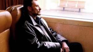 johnny hallyday homme train